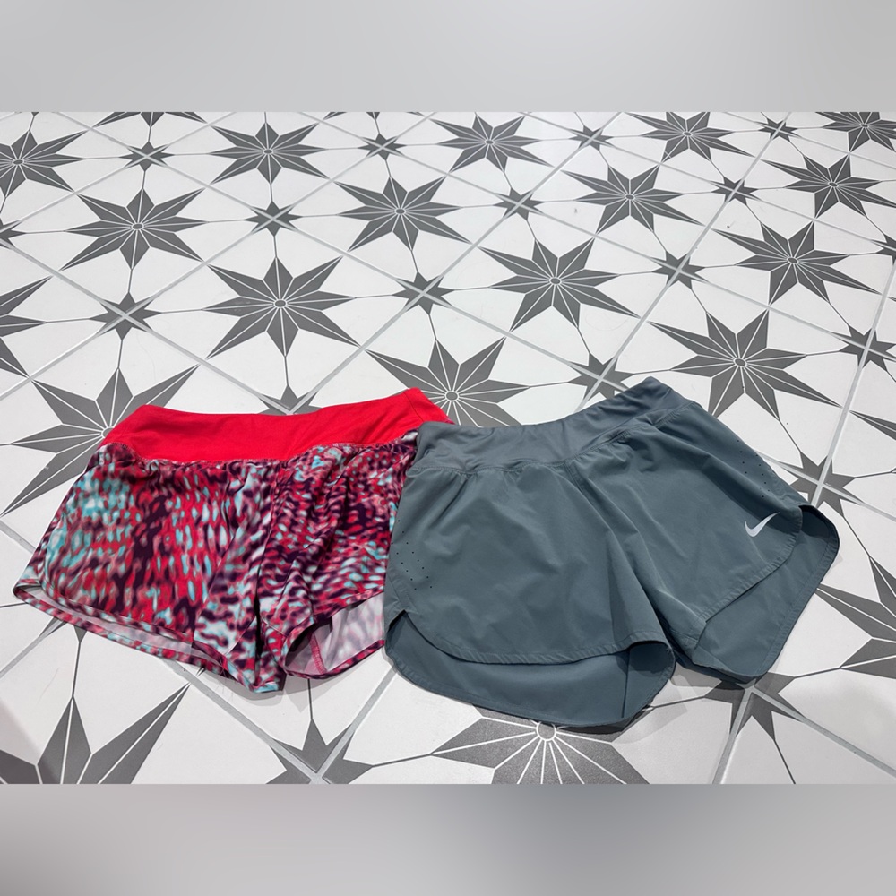 Nike Red and Gray Athletic Shorts